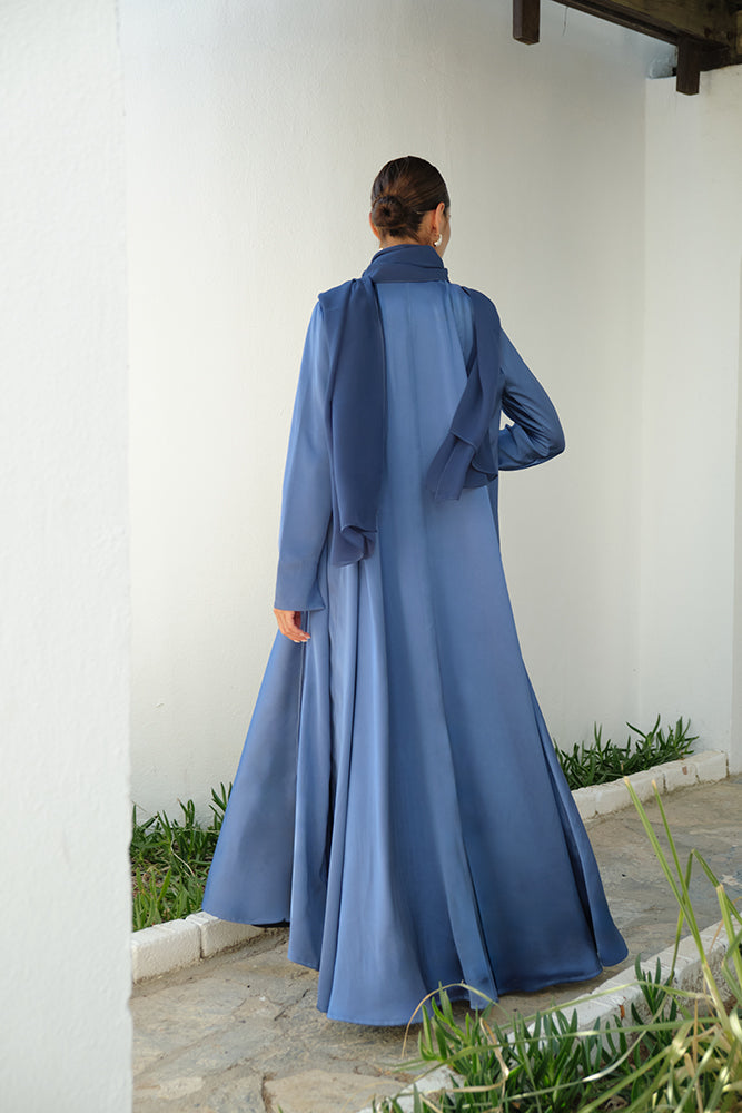 Blue abaya